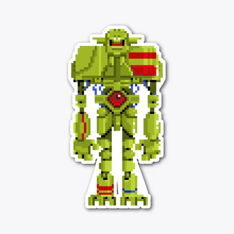 MecchaMekka Pixel Robot